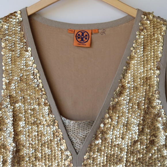 TORY BURCH Celebration Sequin Dress - Picture 3 of 16